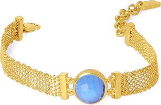 Dean Davidson Galleria Chain Bracelet in Iridescent Midnight Blue at Nordstrom