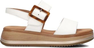 Gabor Schoenen, Dames, Wit, 43 EU, Su&egrave;de, Witte Zomersandalen