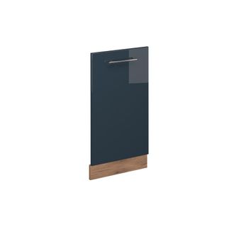 Vicco Panel Frontal Del Lavavajillas Fame-line, Azul Oscuro Alto Brillo, 45 Cm Sin Encimera, Vicco