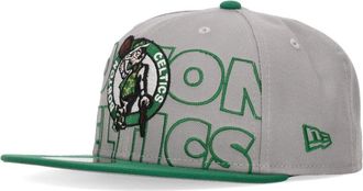 New Era Boston Celtics NBA Draft Cap - Heren - Petten - Grijs - ONE Size - Polyester - Accessoires