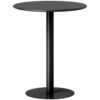 HOMCOM Mesa de comedor 60x60x72 cm negro