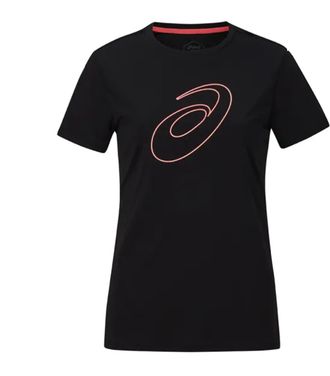 Asics (WMNS) ASICS Logo T-Shirt Black 2012C841-001
