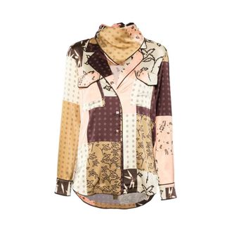 Siedres Shirts, female, Multicolor, Size: XS Micla Buttoned Long-Sleeve Shirt