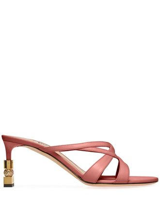 Bally 65mm Carolyn sandals - women - Goat Skin/Calf Leather/Calf Leather - 36 - Pink