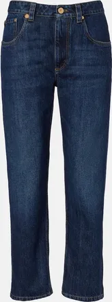 Brunello Cucinelli Cropped straight jeans