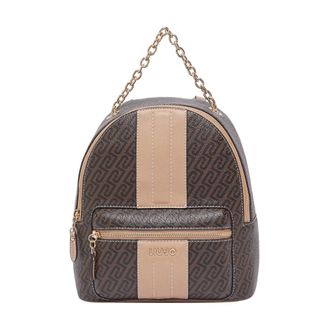 Liu Jo Backpack with chain detail - female - Liu Jo - Backpacks - Brown - ONE SIZE - Bags