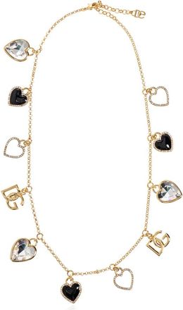 Dolce & Gabbana Ketting met hangers - Dames - Kettingen - Geel - ONE Size - Accessoires
