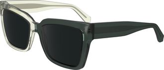 Calvin Klein Grey Butterfly Ladies Sunglasses CKJ24606S 006 54