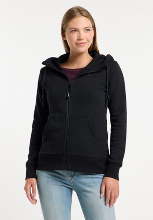 Ragwear Kapuzensweatjacke RAGWEAR NESKIA ZIP, Damen, Gr. XXL, schwarz, Sweatware, Obermaterial: 70% Baumwolle, 30% Polyester, unifarben, normal, Rundhals, Swe