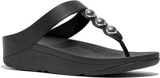 FitFlop Fitflop Fino Mirror-Dome Leather Sandal