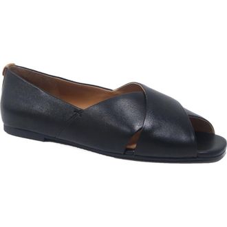 Gentle Souls Whoebe Flat in Black Leather at Nordstrom, Size 9.5