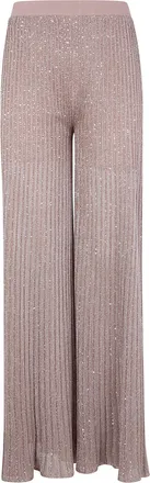 D.exterior D. EXTERIOR Degrade Lux Flared Trousers