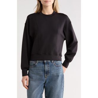 Ulla Johnson Axel Long Sleeve Top in Noir at Nordstrom Rack, Size X-Large