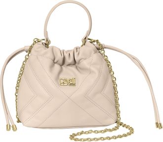 Cavalli Womens Bucket Bag with Chain Strap CCHB0203 - Beige - One Size