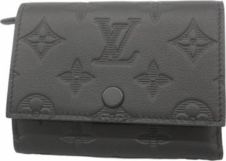 Louis Vuitton Black Wallet (Tri-Fold) (Pre-Owned)