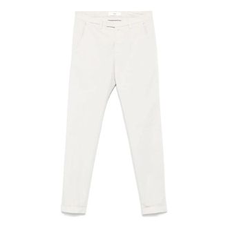 BRIGLIA 1949 Broeken, Heren, Grijs, L, Lichtgrijze Broek met Verborgen Sluiting