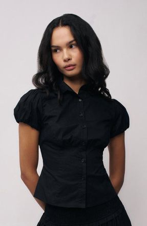 Guizio Liana Top in Black at Nordstrom, Size Xx-Small