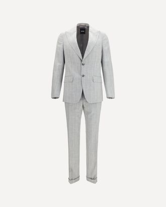 HUGO BOSS Cotton and virgin wool Suit Male 54