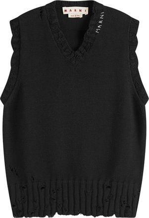 Marni V-Neck Cotton Sweater
