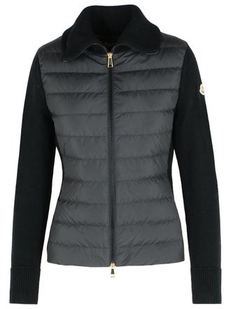 Moncler Black Virgin Wool Blend Jacket