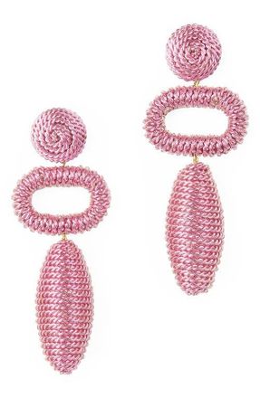 Deepa Gurnani Fontana Drop Earrings in Pink at Nordstrom