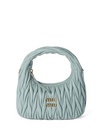 Miu Miu Wander hobo tas - Groen
