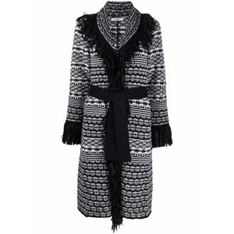 Charlott Cappotti Nero, Bianco-Donna