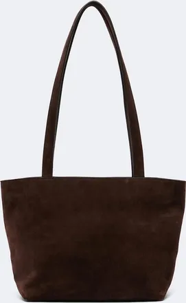 The Row Parker Medium suede tote bag
