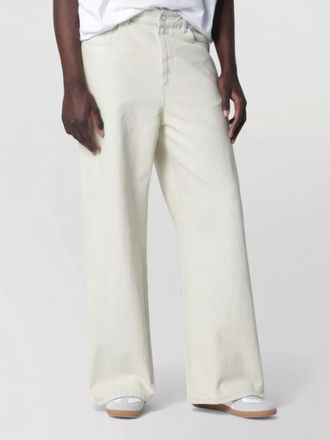 A.P.C. wide leg jeans cropped denim trousers