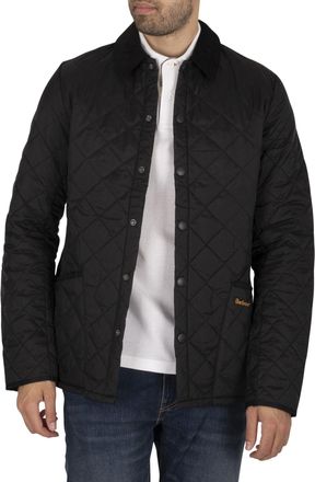 Barbour Heritage Liddesdale Gewatteerd Jack, Zwart