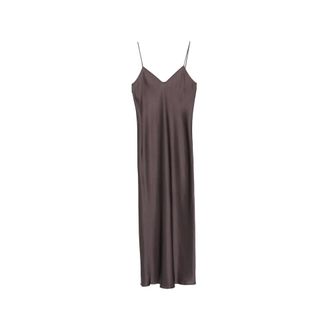 Antonelli Maxi Dresses, female, Brown, Size: L Lukas 576 Dress