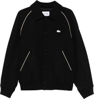 Lacoste Bomber con bottoni - Nero