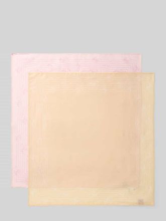 HUGO BOSS Tuch aus reiner Baumwolle im 2er-Pack Modell BANDANA in Beige, Gr&ouml;&szlig;e 1