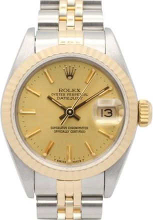 Rolex Pre-owned Vintage 69173 Orologio da polso - - Pre-owned - Donna - Giallo - ONE SIZE