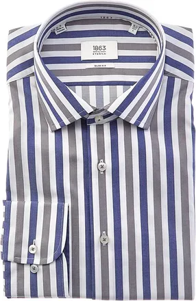 Eterna Twill Slim Fit Kent Shirt