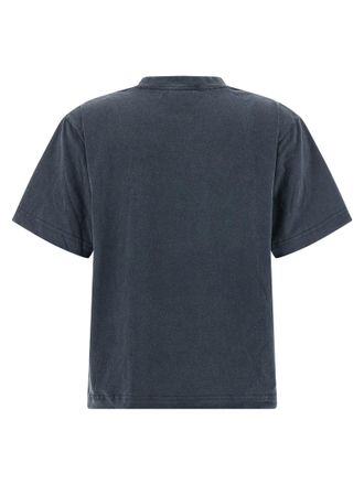 Balenciaga Embroidered Logo T-shirt - Charcoal