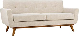 ModWay Engage Upholstered Fabric Loveseat