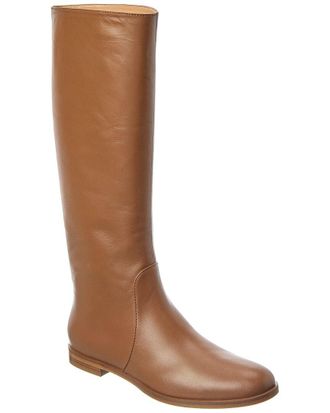 Sergio Rossi Chevallier Leather Knee-High Boot
