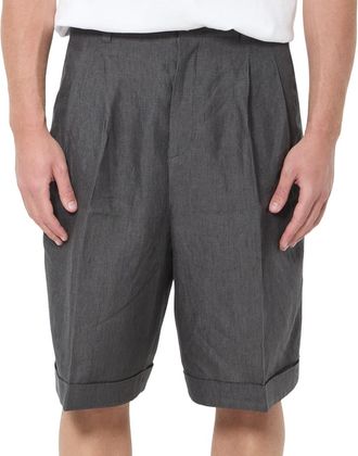 Jacquemus Grey Relaxed Solid Shorts