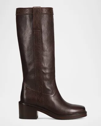 Frye Kate Leather Pull-On Boots