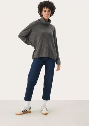 Part Two Pullover Loose fit dark grey