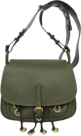 Prada Pre-owned Cross Body Bags, female, Green, Size: ONE SIZE Pre-owned Vintage Shoulder Bag
