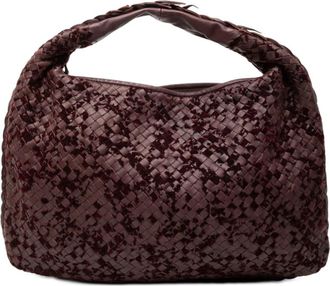 Bottega Veneta Pre-owned Bottega Veneta Medium Velvet Speckled Nappa Intrecciato Veneta Hobo Ladies W2UEBZAAD69QTC2Z