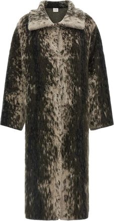 Nude Nude Jas - Dames - Mantel - Bruin - S - Wol - Jassen