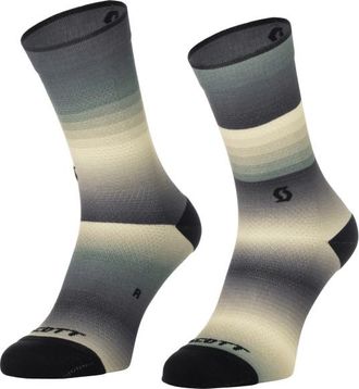 Scott Sock Gradient Stripes Crew Velosocken - Unisex | grau