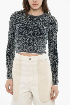 Diesel Crewneck Sweater M-CRETA With Ombre Effect size Xs