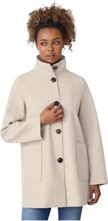 Junge Single-Breasted Coats - Dames - Mantel - Beige - 2XL - Jassen