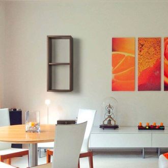 OEM Estante De Pared Rectangular 2 Compartimentos Cubo Moderno Morgana - Beige