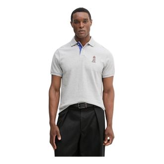 Hackett Heritage Harry Polo - Heren - Tops - Grijs - Maat: M Katoen