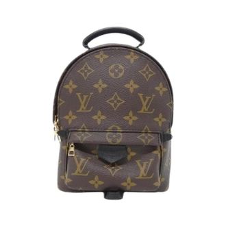 Louis Vuitton Pre-owned Palm Springs Monogram Backpack Mini - Dames - Vintage Rugzakken - Bruin - ONE Size - Vintage